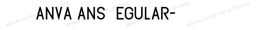 ZVBKK CanvaSans Regular字体转换
